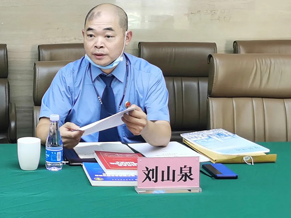 深圳市检察院领导一行到宝城所答复市人大代表建议